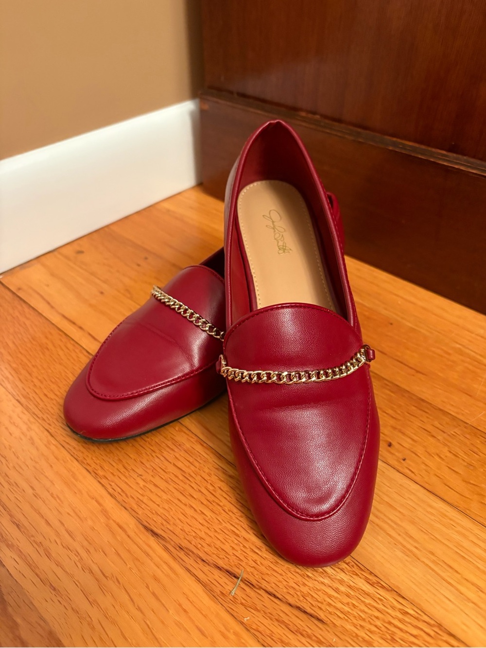 Jaclyn Smith Faux Leather Chiara New Loafers Size 6